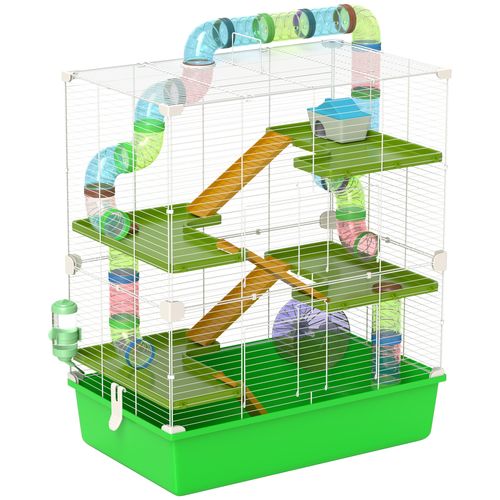pawhut green hamster cage